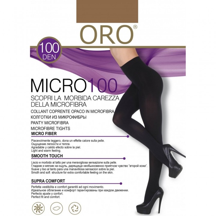 Колготки жіночі ORO MICRO 100 DEN beige 7/8