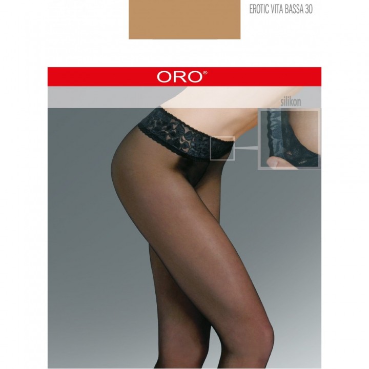 Колготки жіночі ORO EROTIC TOP 30 DEN visone 3