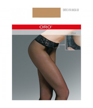 Колготки жіночі ORO EROTIC TOP 30 DEN visone 2