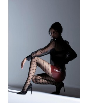 Жіночі колготки з візернуком knittex noq 20 den 3