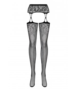 Панчохи з поясом Obsessive S206 S/M/L