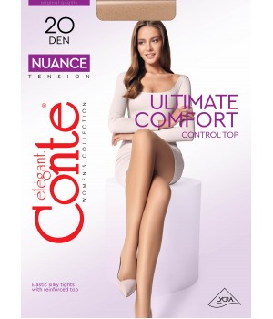 Класичні жіночі колготки жін. NUANCE 20, р.2, Natural