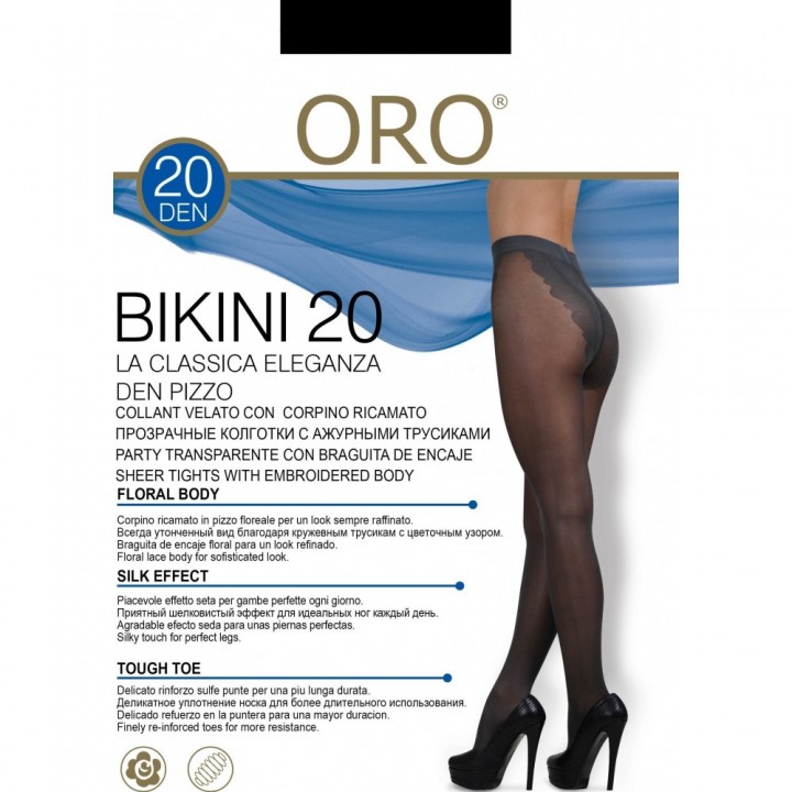 Колготки жіночі ORO BIKINI 20 DEN nero 2