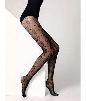 Колготки жін. CE FANTASY MESSAGE, р.3, Nero