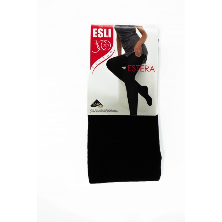 Колготки жін. бавовняні ESLI ESTERA 300 New, р.5, Nero