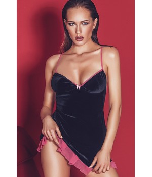 Комплект anais Rackel Черно-розовый L/XL