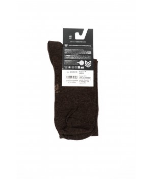Шкарпетки чоловічі MS M0205S (вовна), р.44-45, 00 коричневий