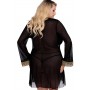 Пеньюар anais Marcianna robe Черно-шоколадный XL/XXL(L+)