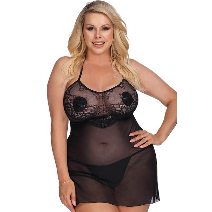 Комбінація anais Liva Черный XL/XXL(L+)