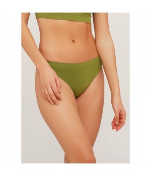 Стрінги жіночі безшовні труси ORO 4403 Avrora olive branch L/XL