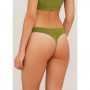 Стрінги жіночі безшовні труси ORO 4403 Avrora olive branch L/XL