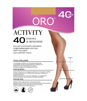 Колготки жіночі ORO ACTIVITY 40 DEN natural 7/8