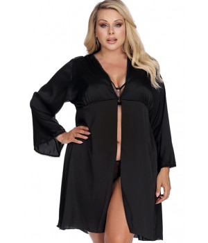 Пеньюар anais Laura robe Черный 5XL/6XL(XXL+)