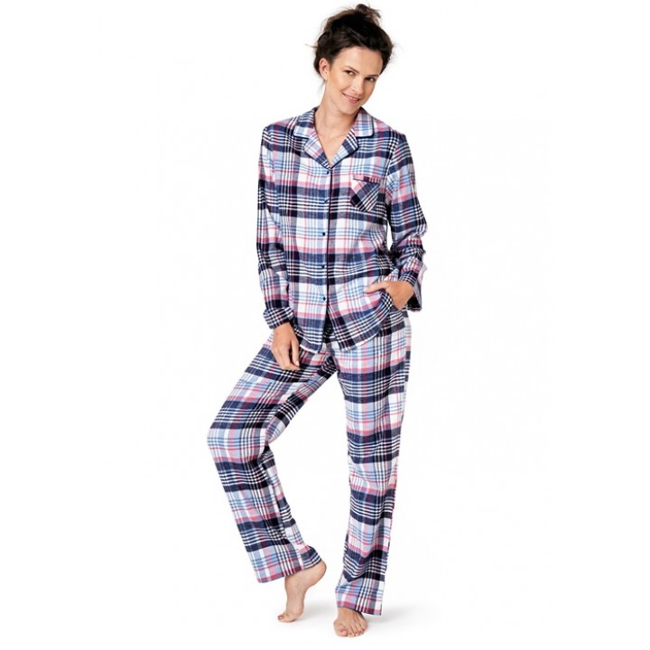 Піжама жіноча фланелева Key LNS-454