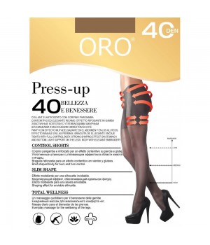 Корекційні жіночі колготки корегуючі ORO PRESS-UP 40 DEN visone 4