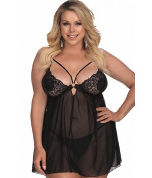 Комбінація anais Skylee Черный 5XL/6XL(XXL+)