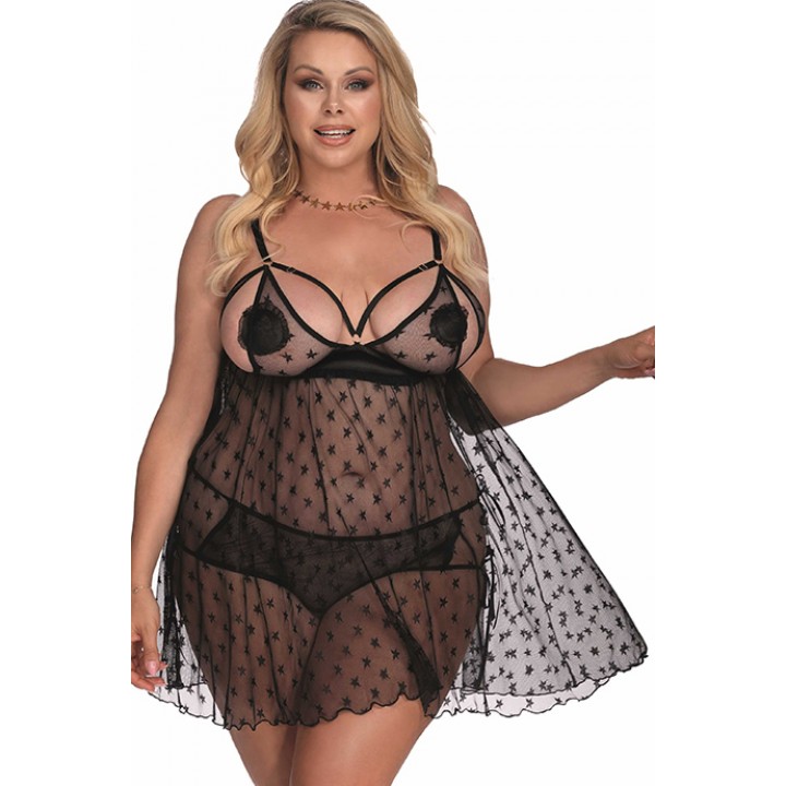 Комбінація anais Yulia Черный XL/XXL(L+)