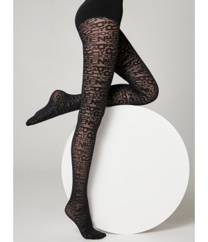 Колготки жін. CE FANTASY LETTERS, р.2, Nero