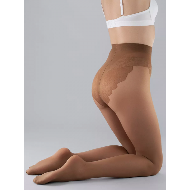 Класичні жіночі колготки трусики з ажурними трусиками giulia bikini 20 5