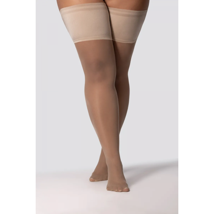 Панчохи жіночі великого розміру mona queen grace 30 den 9/10