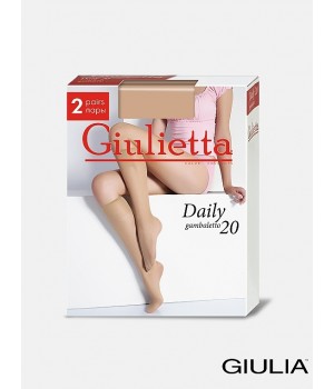 Жіночі гольфи giulietta daily 20 gambaletto (2 пари) ONE SIZE