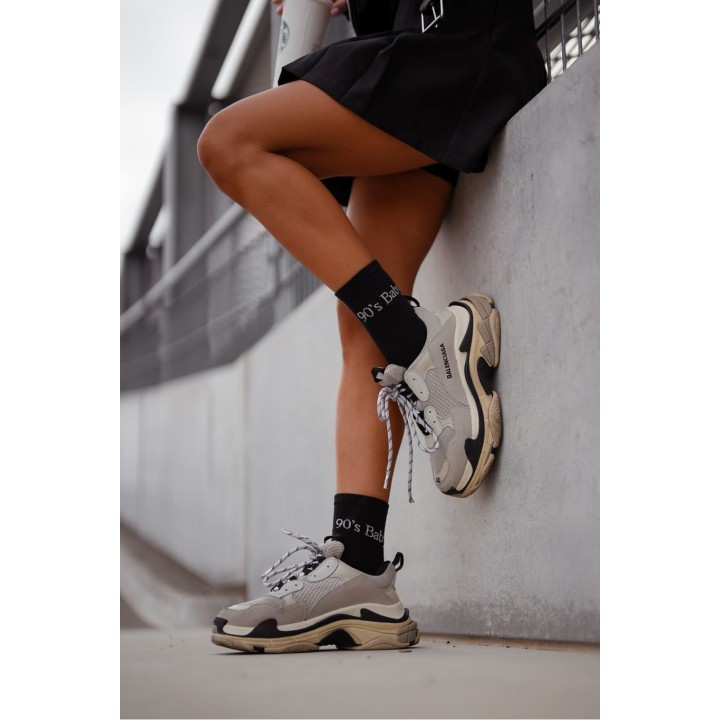 Жіночі гладкі шкарпетки milena 90's baby 0200.125 37-41