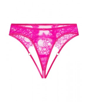 Сліпи жіночі мереживні трусики з відкритим доступом Fiore linda L
