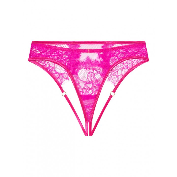 Сліпи жіночі мереживні трусики з відкритим доступом Fiore linda L