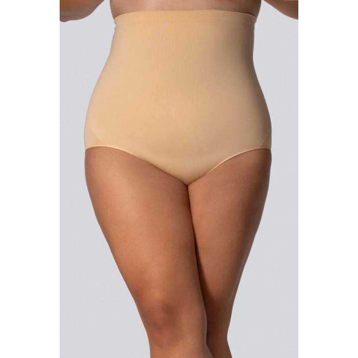 Жіночі трусики великого розміру з коригуючим ефектом mona queen high-waisted smoothwear 8/9