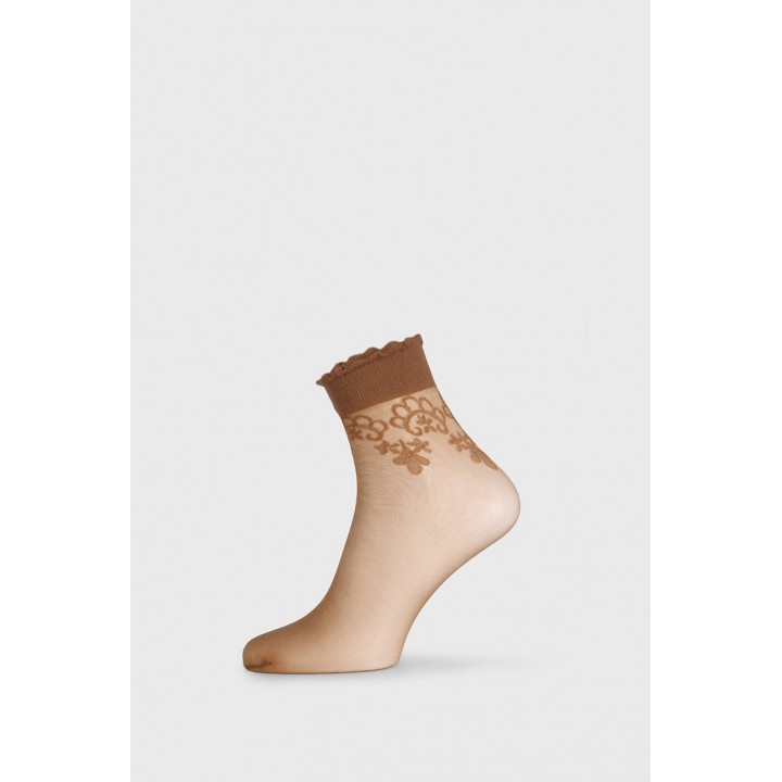 Жіночі шкарпетки з візерунком gabriella bea 20 den one size
