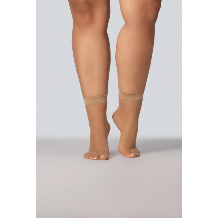 Жіночі шкарпетки великого розміру mona charlotte 20 den 5/7