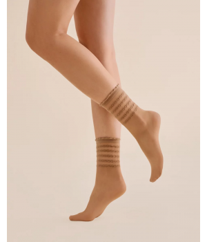 Жіночі гладкі шкарпетки gabriella lora 20 den one size