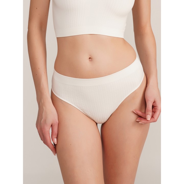 Стрінги жіночі безшовні трусики giulia string briefs braid L/XL