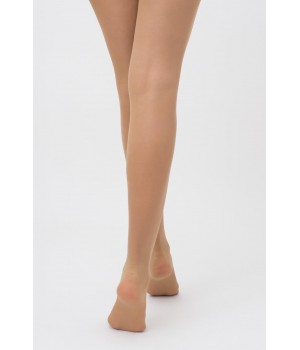 Класичні жіночі колготки з кружевним поясом на силіконі giulia impresso 40 den 2