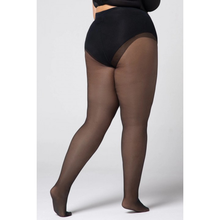 Класичні жіночі колготки великого розміру mona queen hip-notic bikini 20 den 7