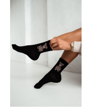 Жіночі гладкі шкарпетки milena 0200.008 37-41