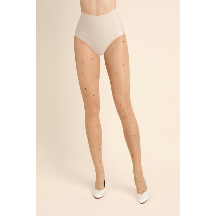 Жіночі шкарпетки з візерунком gabriella dots 20 den 3