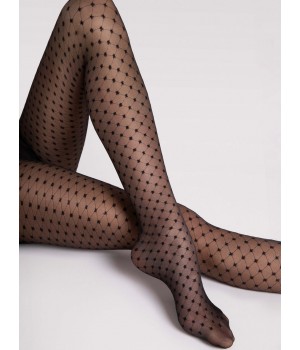 Жіночі колготки з візерунком fiore breeze 20 den 3