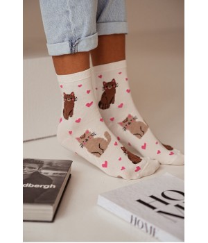 Жіночі гладкі шкарпетки Milena 37-41