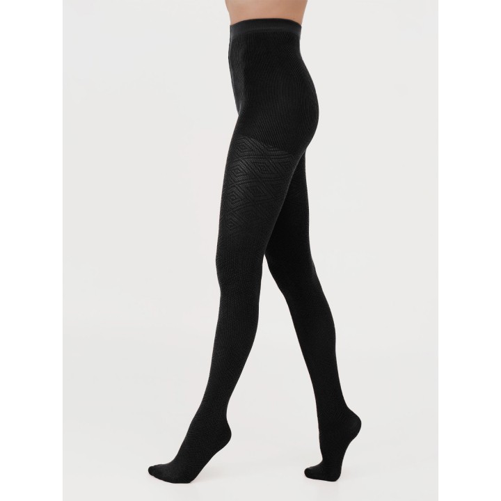 Жіночі колготки з візерунком giulia tracery cubes 90 model 5 4