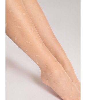 Жіночі колготки з узором Fiore sandy 2