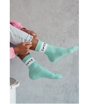 Жіночі гладкі шкарпетки milena love 0200.149 37-41