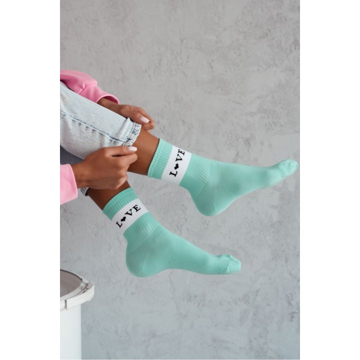 Жіночі гладкі шкарпетки milena love 0200.149 37-41