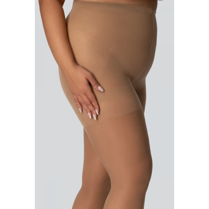 Корекційні жіночі колготки великого розміру з коригуючим ефектом mona shaping 30 den 8