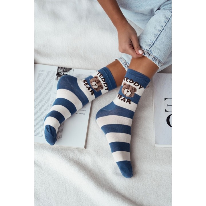 Жіночі гладкі шкарпетки milena 0200.146 37-41