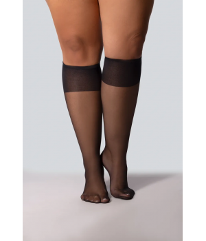 Жіночі гольфи великого розміру mona charlotte 20 den 5/7