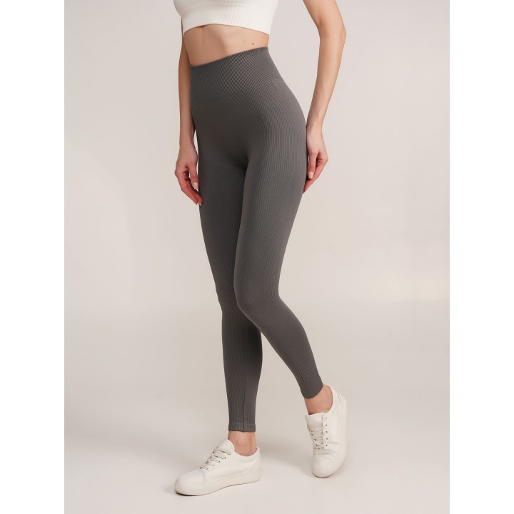 Легінси жіночі в рубчик giulia leggings rib 02 L/XL