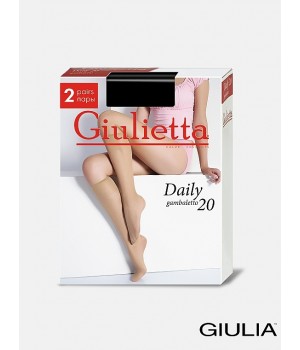 Жіночі гольфи giulietta daily 20 gambaletto (2 пари) ONE SIZE