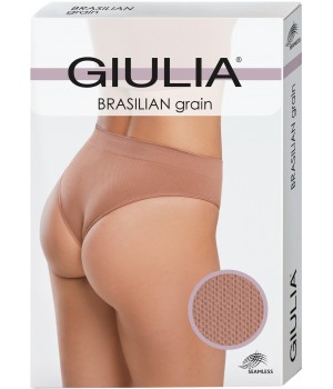 Бразиліана жіночі безшовні трусики giulia brasilian briefs grain L/XL