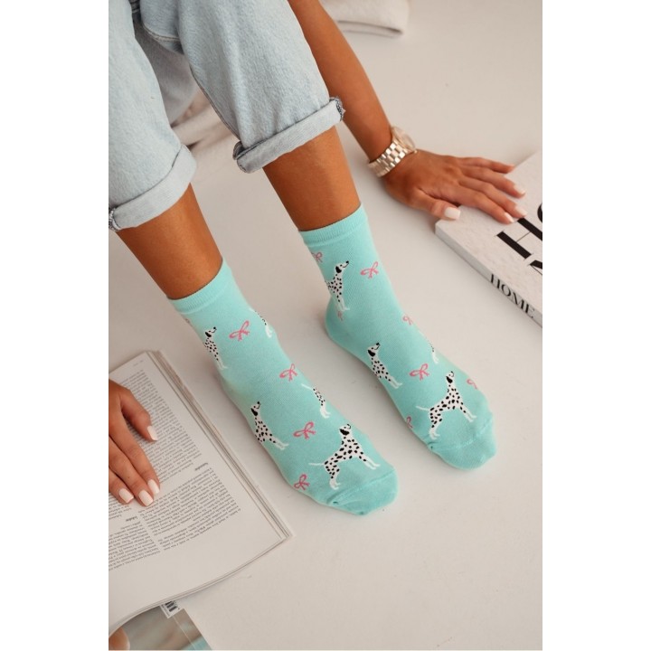 Жіночі гладкі шкарпетки Milena 37-41